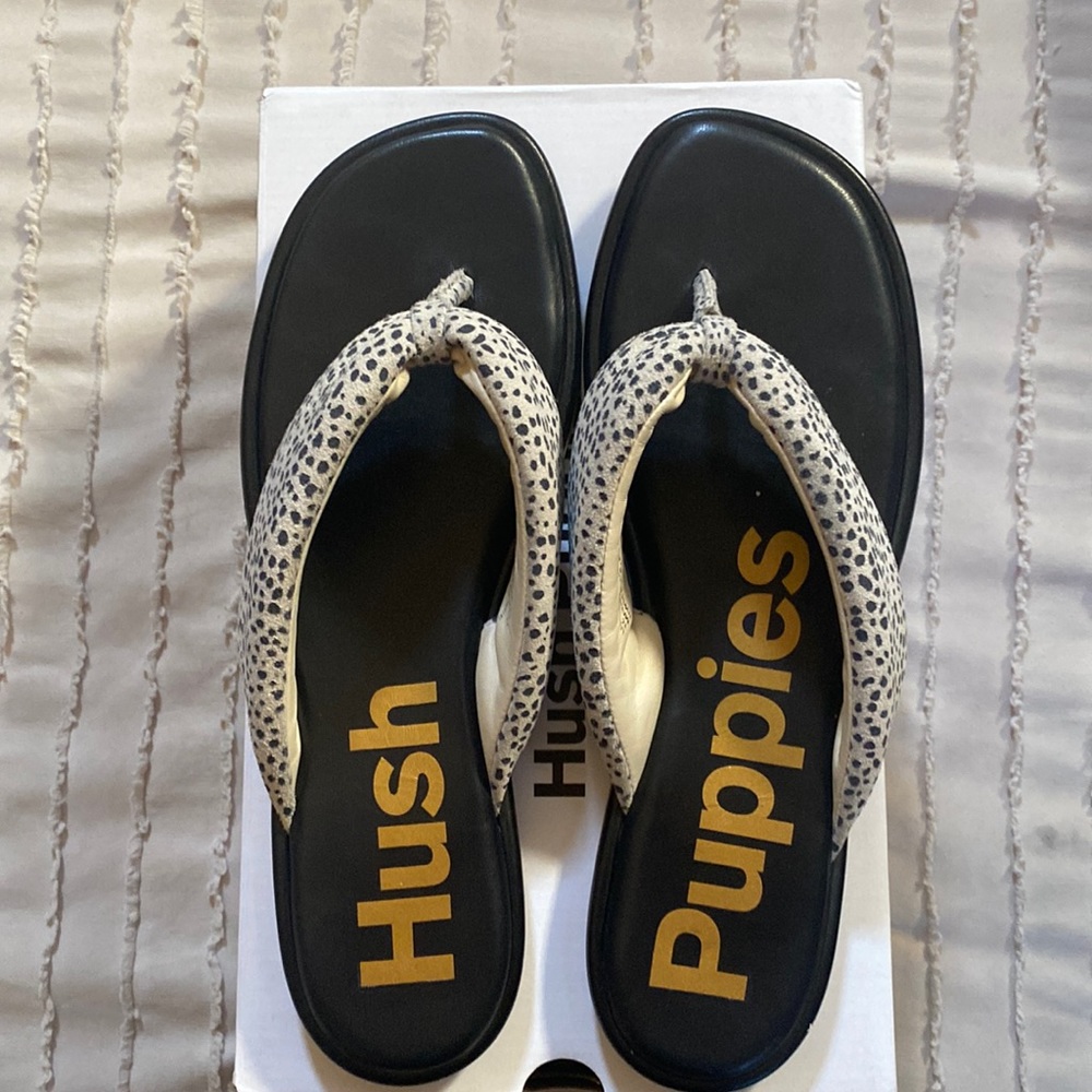Leopard suede sandals